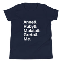 Load image into Gallery viewer, Child Young Trailblazers & Me Shirt (Unisex with White Font)