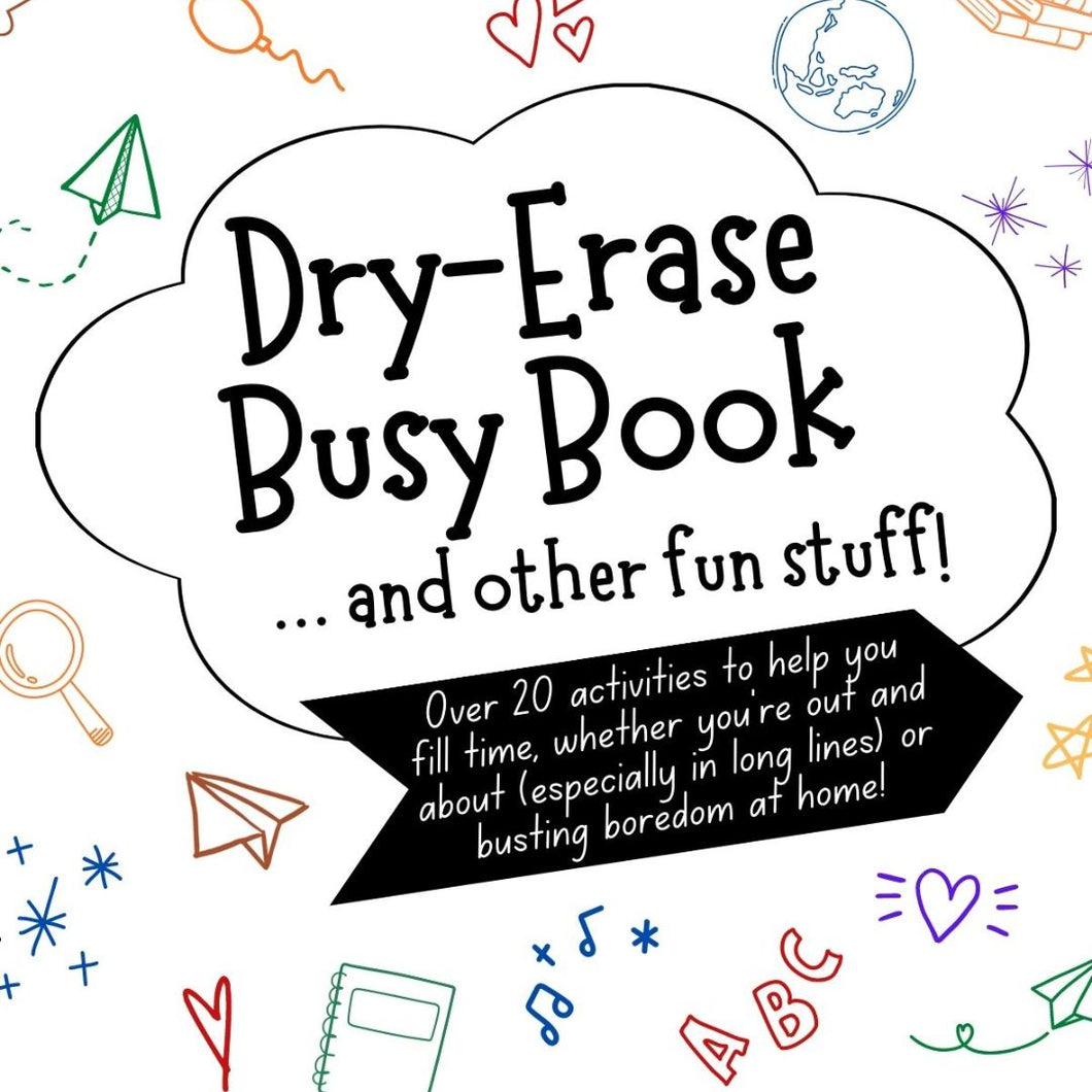 Dry Erase Busy Book (and other fun stuff)