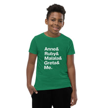 Load image into Gallery viewer, Child Young Trailblazers &amp; Me Shirt (Unisex with White Font)
