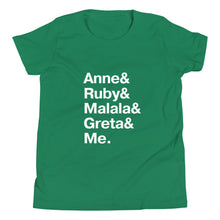 Load image into Gallery viewer, Child Young Trailblazers &amp; Me Shirt (Unisex with White Font)
